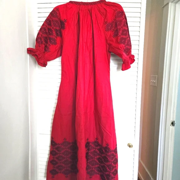 Julia Amory Geometric Coatue - Cranberry - Picture 6 of 8